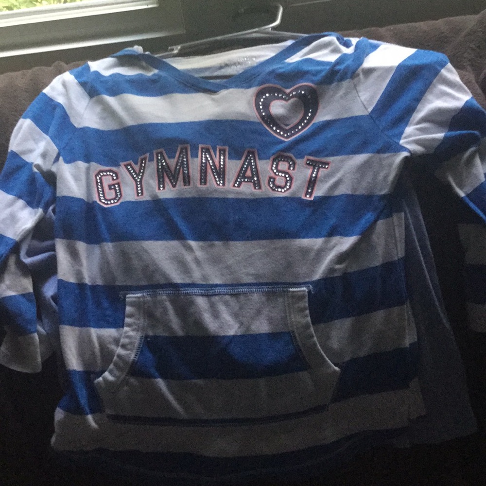 Long sleeve crop top gymnastics